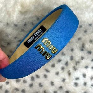 Miu Miu Style Denim Headband